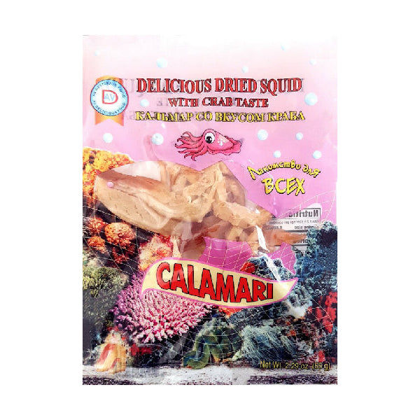 Dry Fish Calamari Shredded Crab Taste – 2.29 oz (65gr)